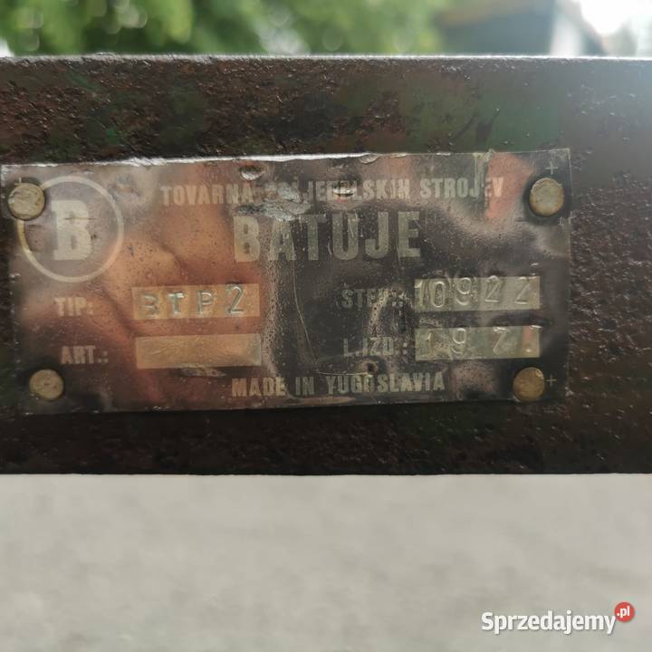 Pług 2 skibowy marki Batuje Tworkowa sprzedam