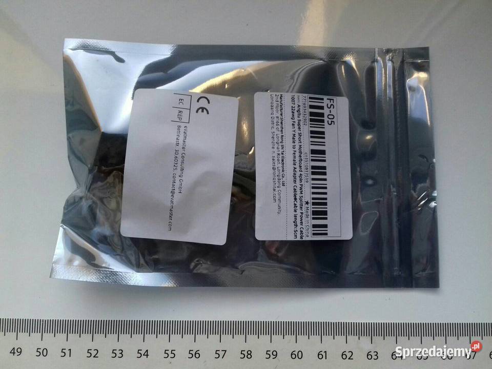 Kabel rozdzielacz do wentylatora PWM 4pin 6 2x Bydgoszcz
