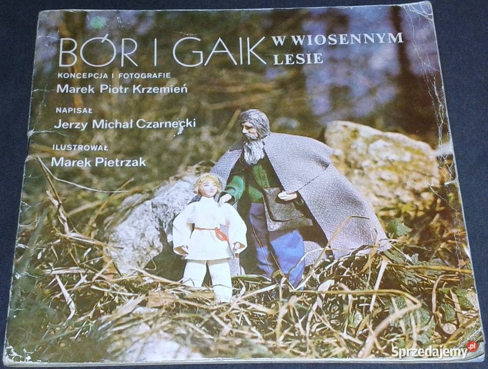 Bór i Gaik w wiosennym lesie Jerzy Michał miękka Chełm sprzedam