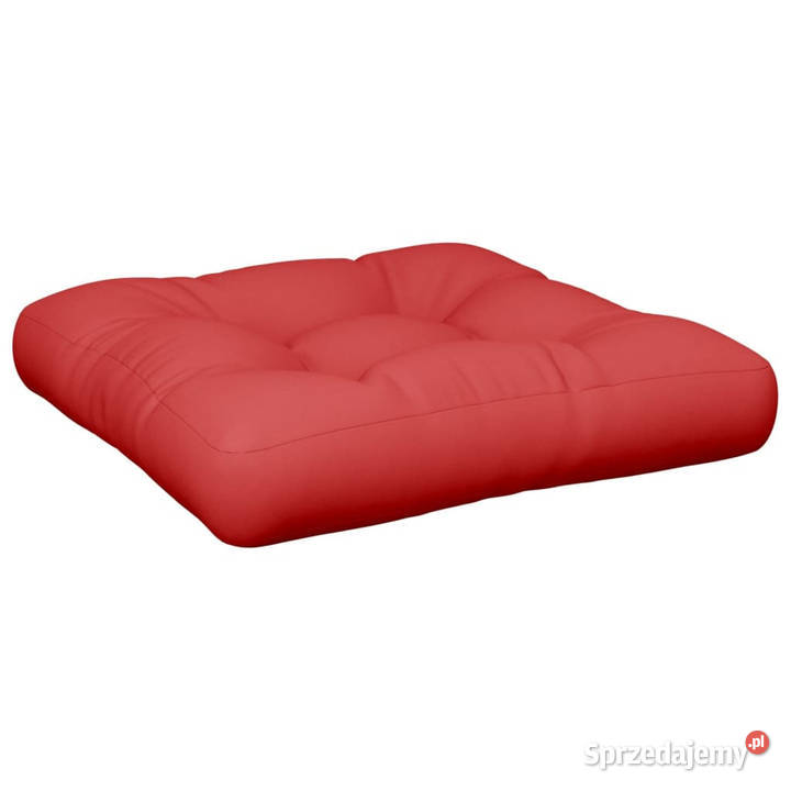 Poduszka na paletę czerwona 60x60x12 tkanina sprzedam