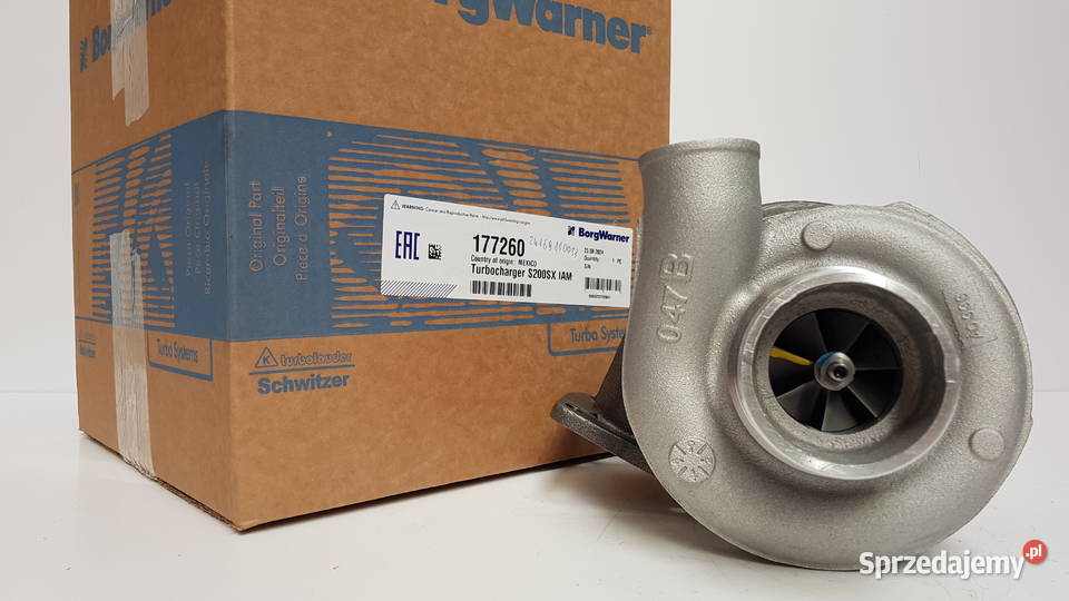 Nowa turbosprężarka SCHWITZER 177260 173217 Silnik i osprzęt Siedlce