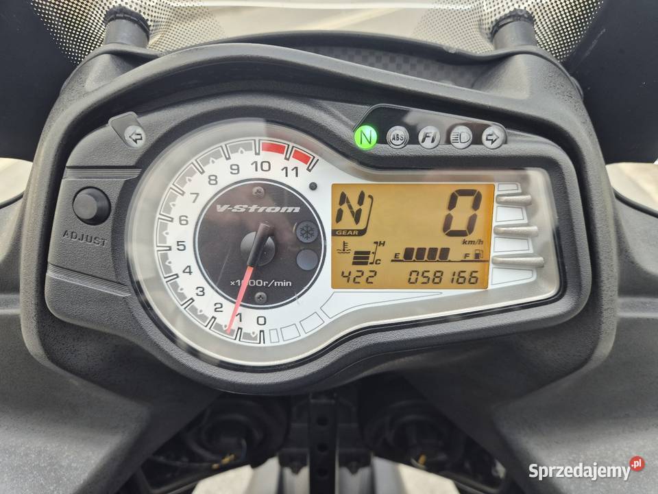 Suzuki DL V strom 650 ABS kat A2 Rok produkcji 2012 dolnośląskie Dobrzykowice