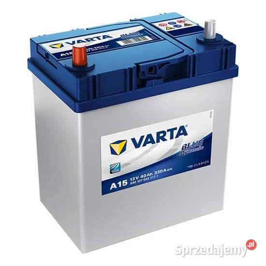Akumulator VARTA Blue Dynamic A15 40Ah 330A EN L osobowe Gdańsk sprzedam
