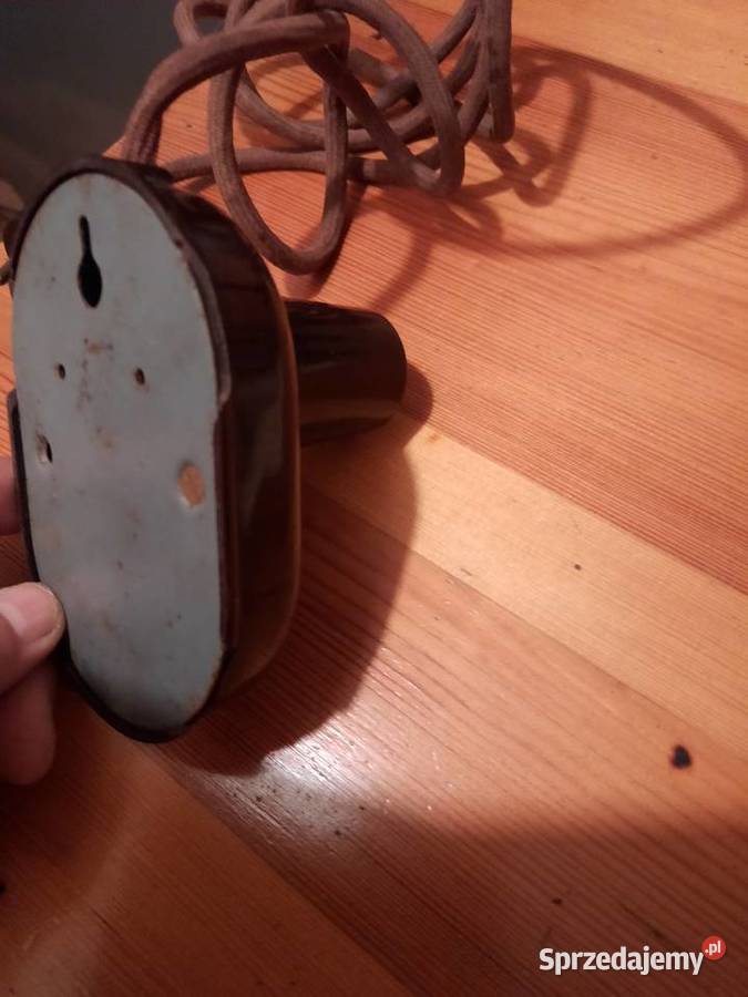 Retro bakielitowa lampka z lat 50 tych