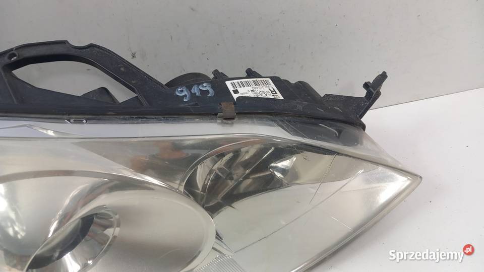 PEUGEOT 407 LAMPA PRZÓD PRAWA EU SOCZEWKA Zbierkowo
