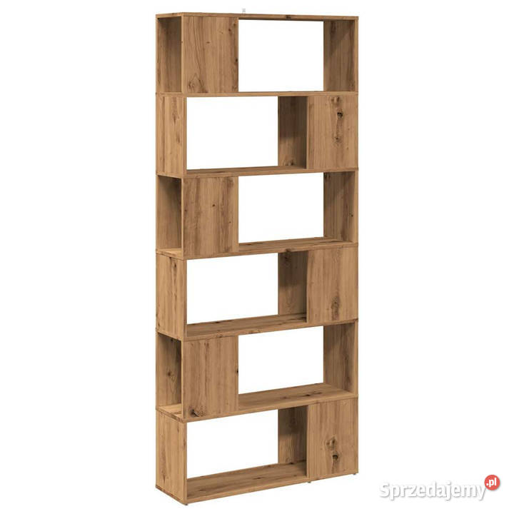 Regał na książkiprzegroda dąb artisan 80x24x186 Warszawa