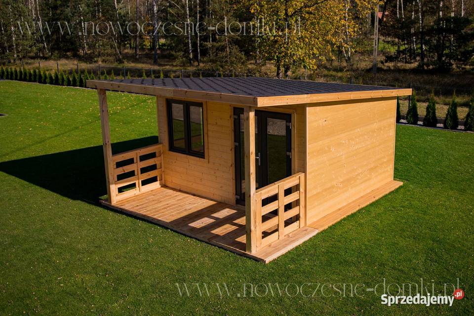 Drewniany domek do 35m2 Ibiza 3 wym 4x4m Bydgoszcz sprzedam