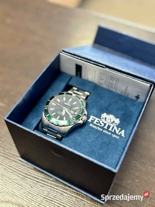 Zegarek męski Festina F205312 srebrny Automat Elbląg