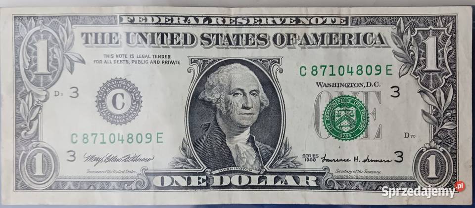 1 USA 1999 r men C Philadelphia Pennsylvania Numizmatyka wielkopolskie Konin