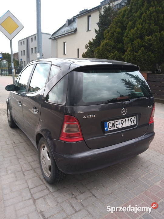 Mercedes A 170 diesel 2000r nieuszkodzony pomorskie Reda sprzedam