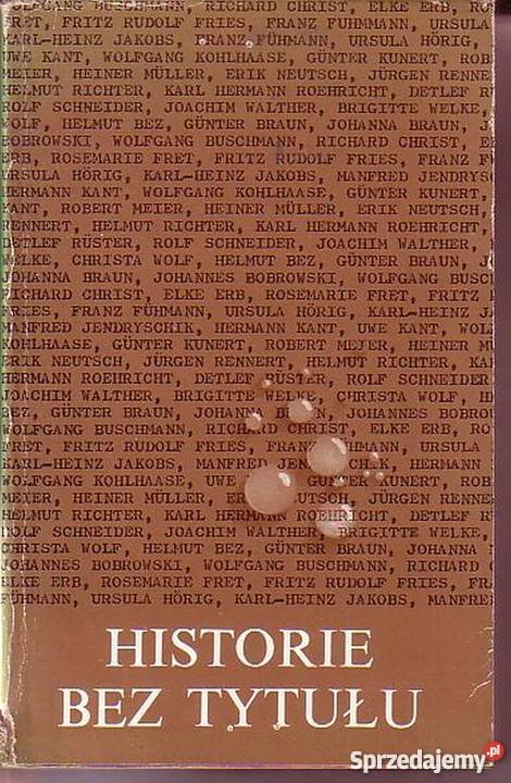0416 HISTORIE BEZ TYTUŁU WSPÓŁCZESNA PROZA Czyrna