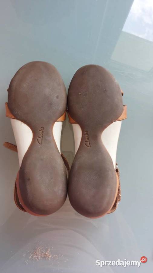 MARKOWE Sandały SKÓRA NATURALNA ZAPINANE NA RZEP Warszawa