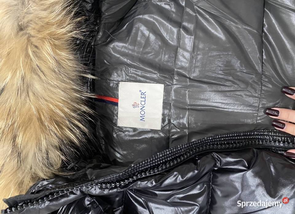 Kurtka damska gęsi puch Moncler puchowa zimowa mazowieckie Warszawa sprzedam