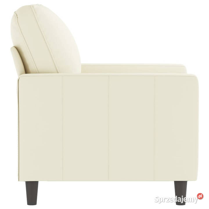 Fotel kremowy 60 obity aksamitem WM359187 mazowieckie Warszawa