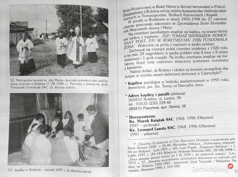 Zmartwychwstały Kościół Cz 1 ks Witold Józef lubelskie sprzedam