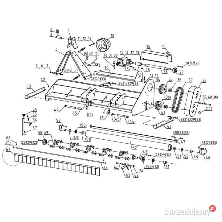 Blacha osłony bezpieczeństwa 60 x 125 mm EF85 Tajęcina