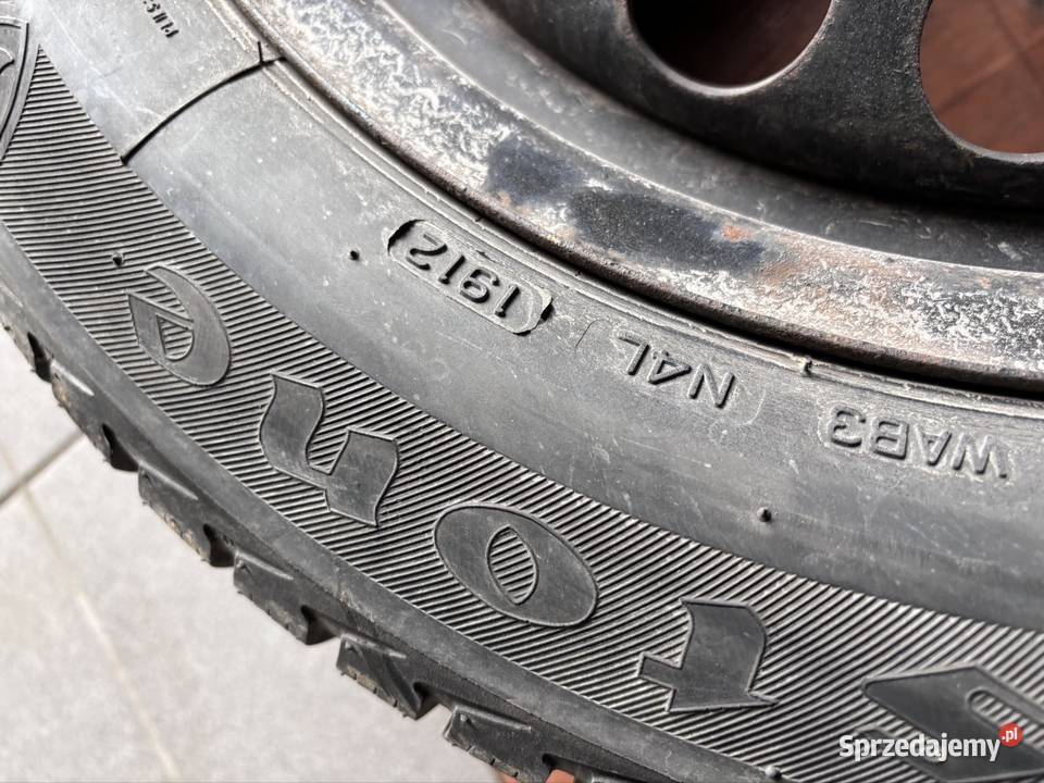Opony zimowe Firestone 21555 R16 felgi stalowe mazowieckie
