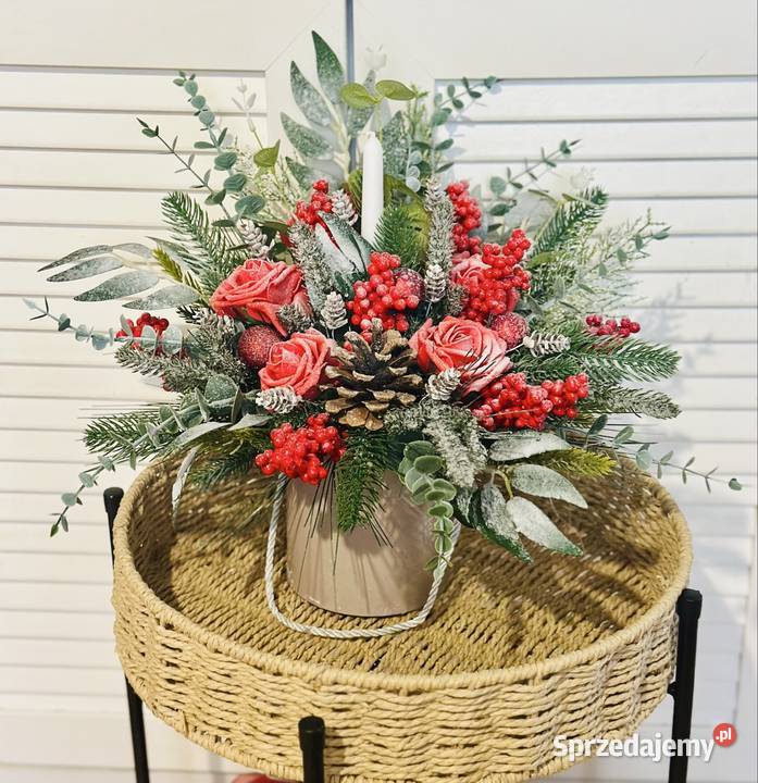 Stroik Boże Narodzenie Premium flower box piękny Przysucha