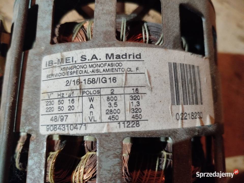 Części do pralki automatycznej silnik Biłgoraj