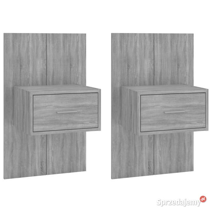 Wiszące szafki nocne 2 szary dąb sonoma WM816955 Warszawa sprzedam