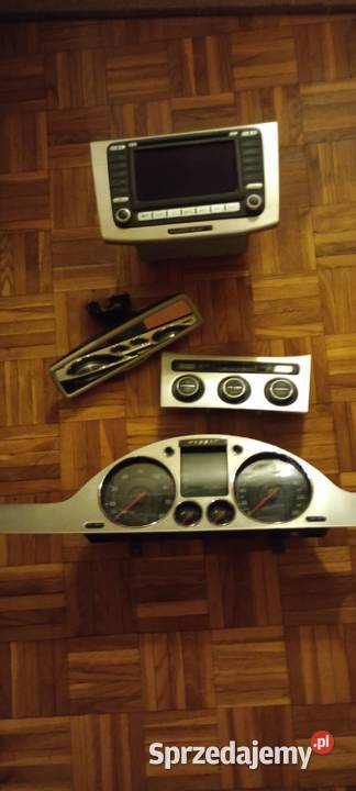 Czesci vw passat b6 zegary radio klima lusterko Łódź