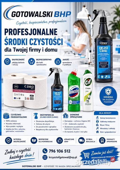Sprzedaż artykułów BHP kujawsko-pomorskie Mogilno