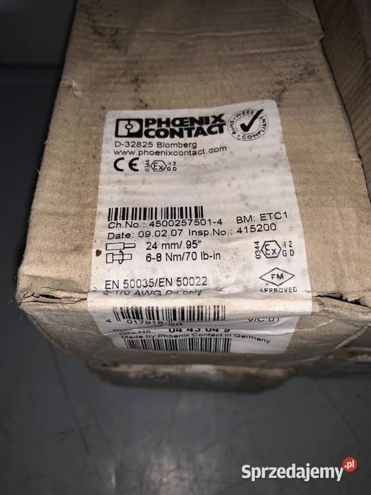 Phoenix Contact USLKG 50 0443049 Złączka szynowa Warszawa