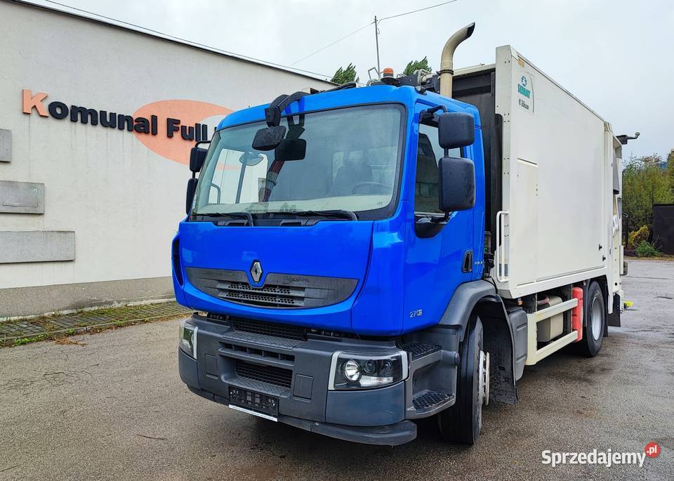 Renault Premium śmieciarka dwuosiowa SEMAT 16m3 265KM Nowiny