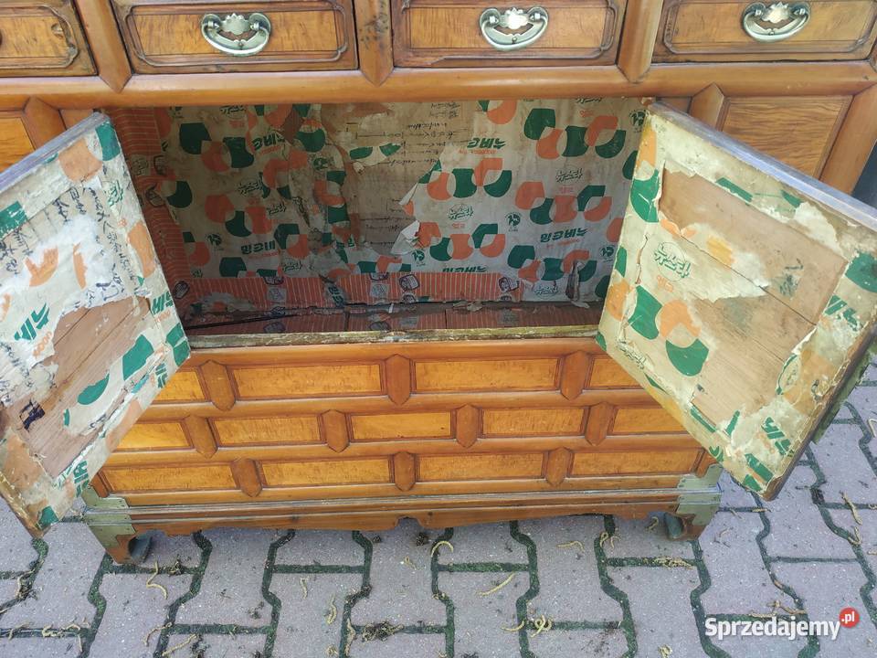 Komoda szafa apteczna koreańska 19 wiek Meble Rosnówko