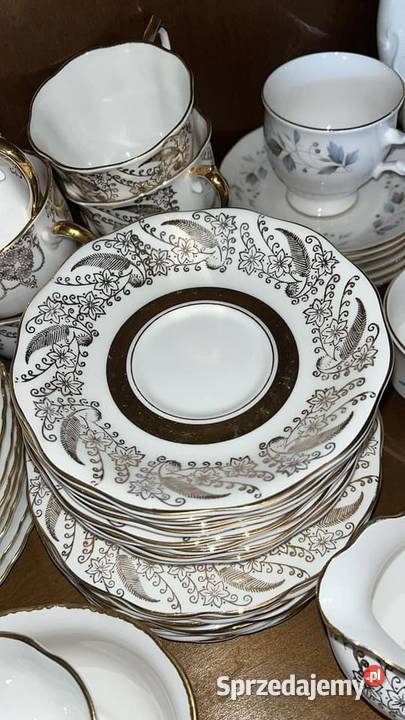 Filiżanka z talerzykiem deserowym Argyle England Gdańsk