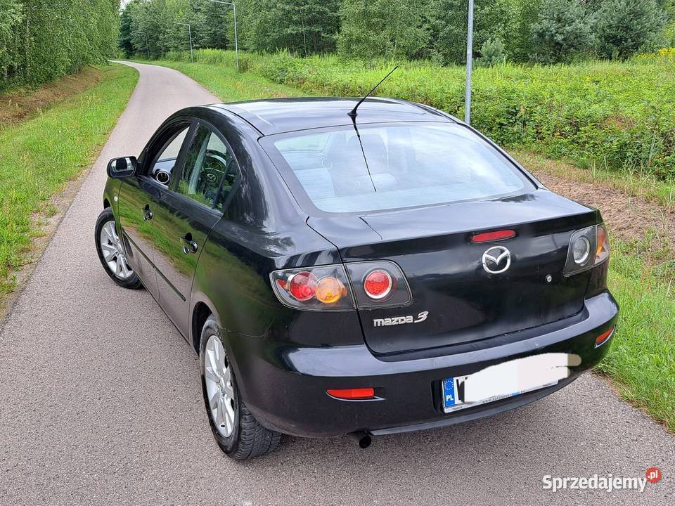 Sprzedam ładną Mazdę 3 16 benzyna 2005r sedan wspomaganie kierownicy Żyrardów