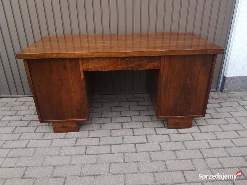 Biurko ARTDECO Orzech Zgrabne Stare Antyk Antyki, Sztuka, Kolekcje