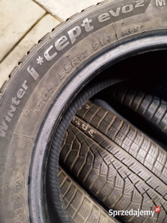 Opony zimowe 20555R17 hankook winter icept Evo2 Samochodowe Szadek
