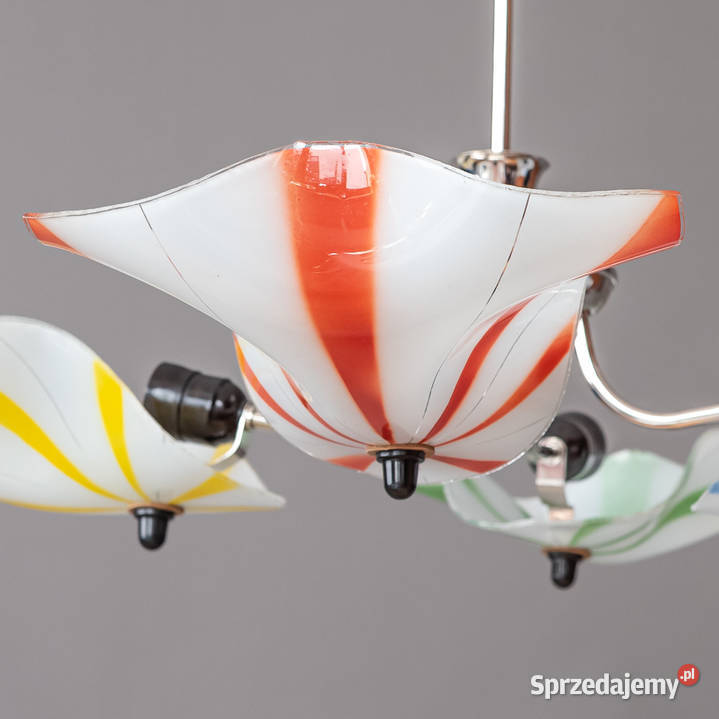 Żyrandol lata 60 Look PopArt MidCentury Vintage Dąbrowa Górnicza