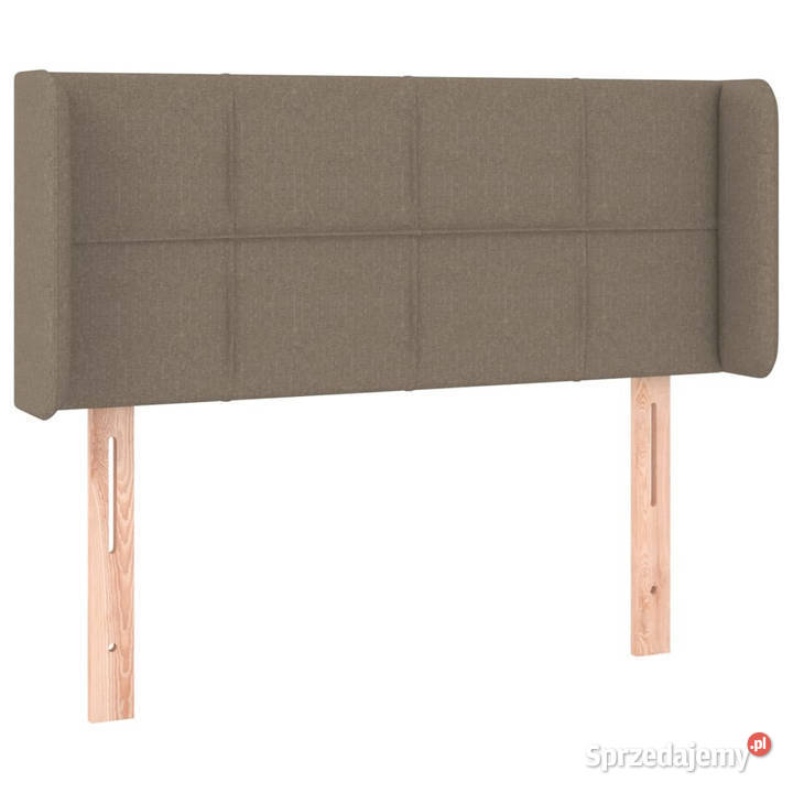 Zagłówek do łóżka z LED taupe 103x16x7888 Ramy i stelaże