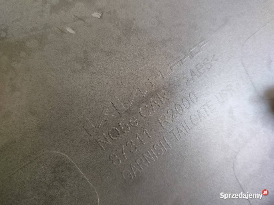 Blenda Poszycie Klapy Bagażnika Kia Sportage V Pleszew