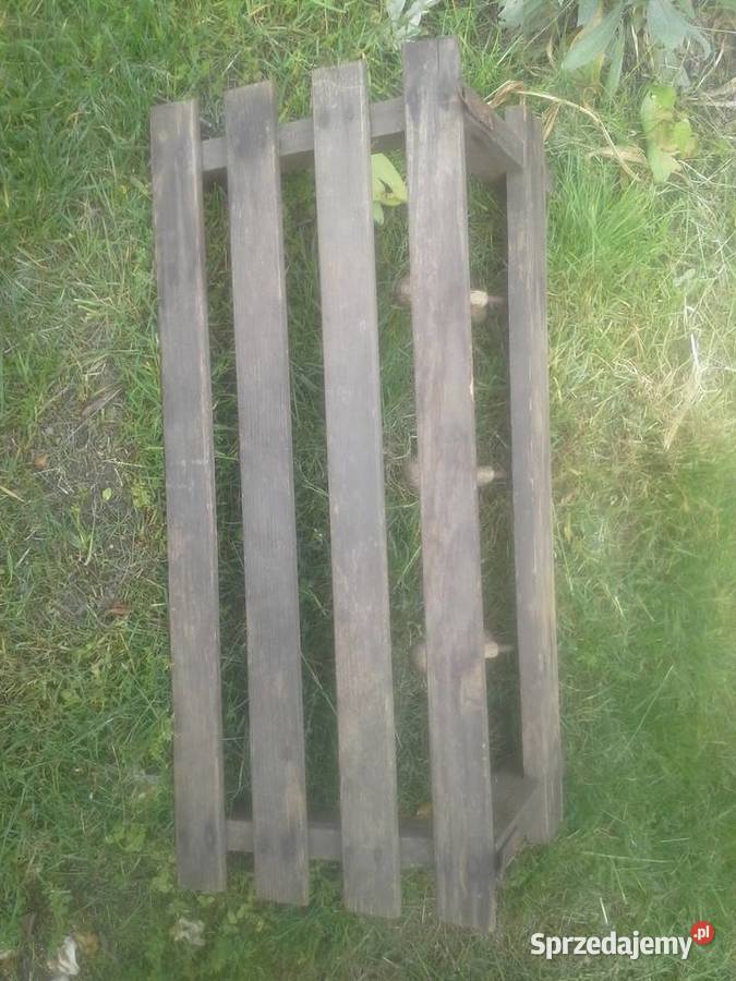 Wieszak drewniany PRL Warszawa sprzedam