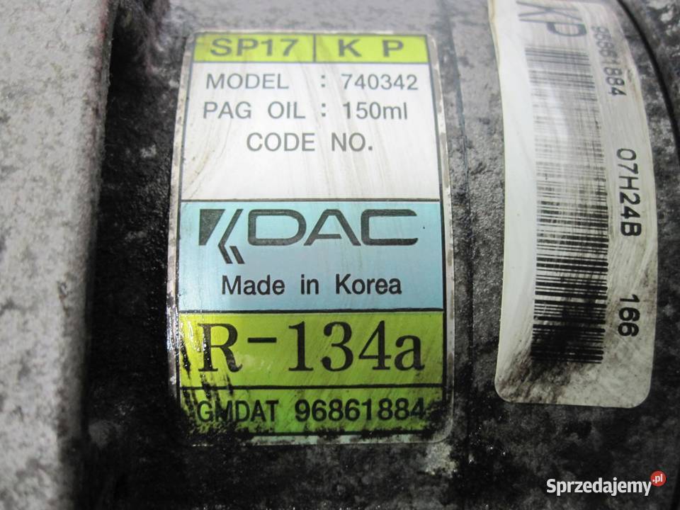 Insignia A 20 CDTI 160 A20DTH 11r sprężarka