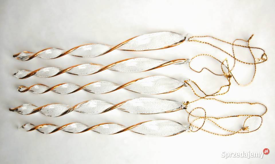 Bombki szklane ręcznie malowane przezroczyste Lublin sprzedam