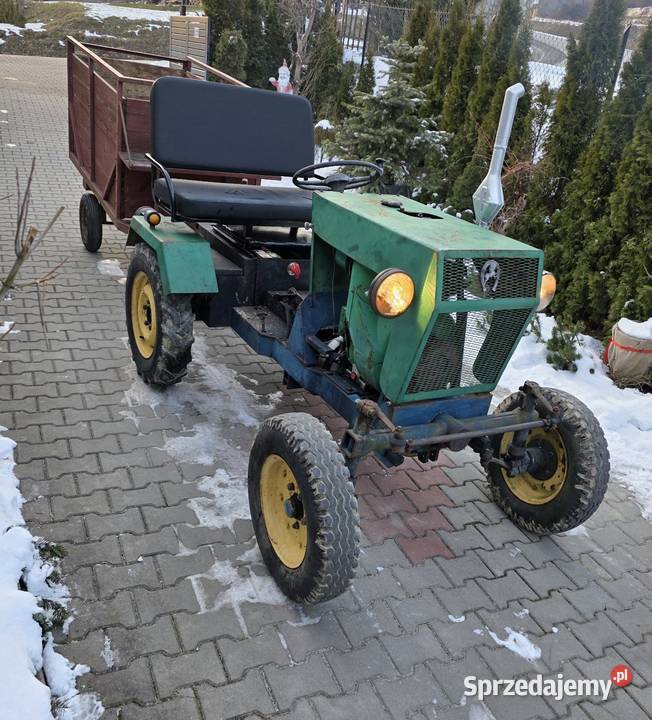 Ciagnik Sam S7 Z przyczepka Limanowa