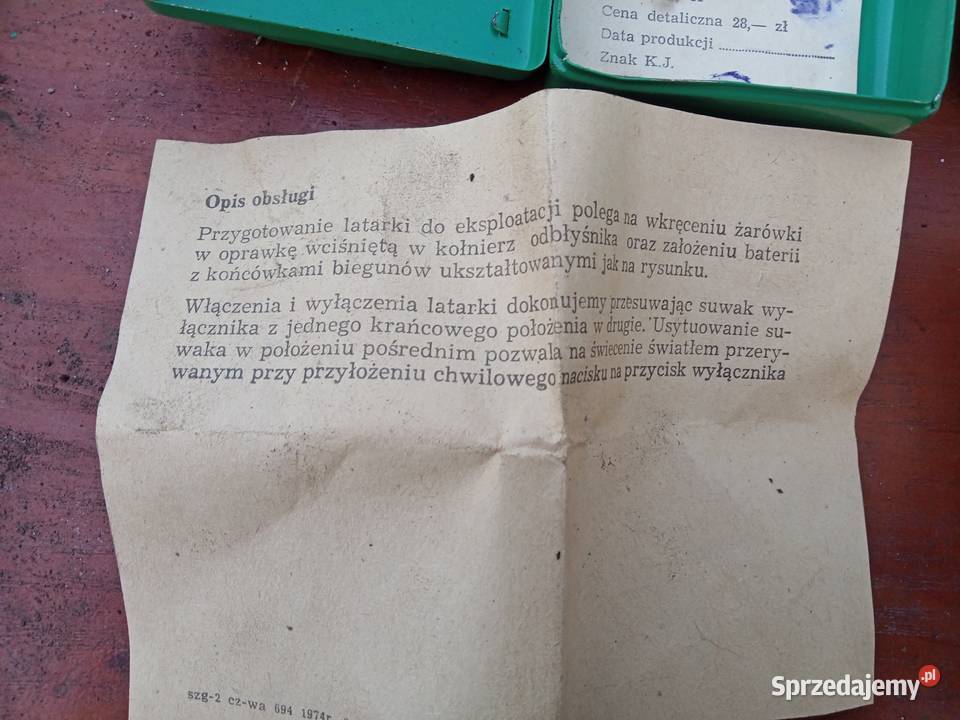 Latarka sygnalizacyjna PRL Pozostałe Stalowa Wola