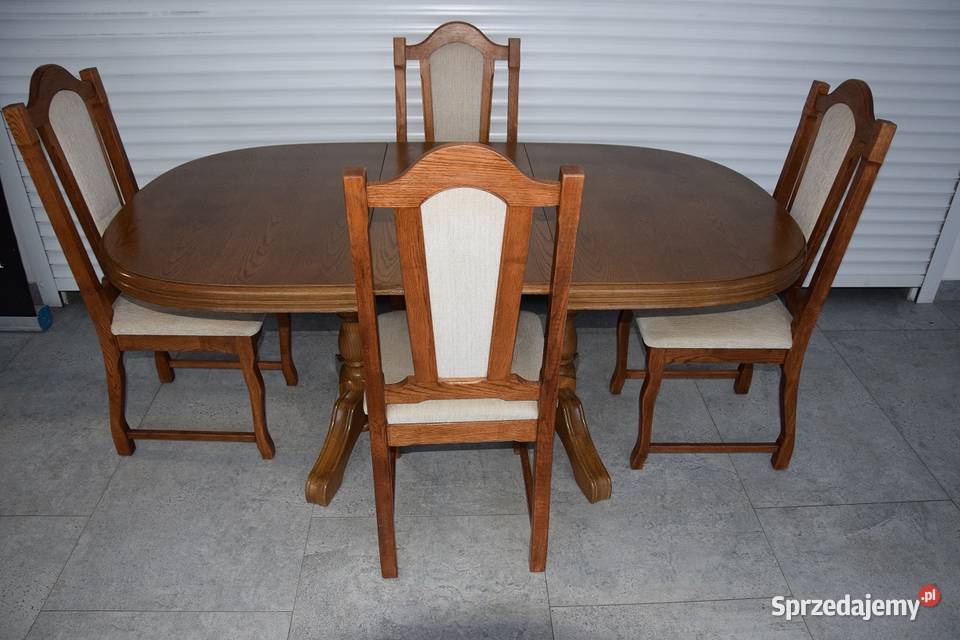 stół rozkładany i 4 krzesła super stan Olsztyn