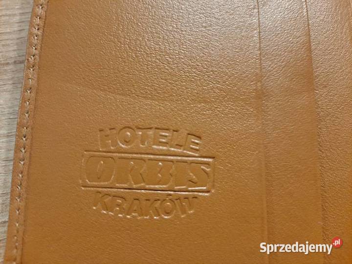 Portfel Hotele ORBIS Kraków PRL vintage
