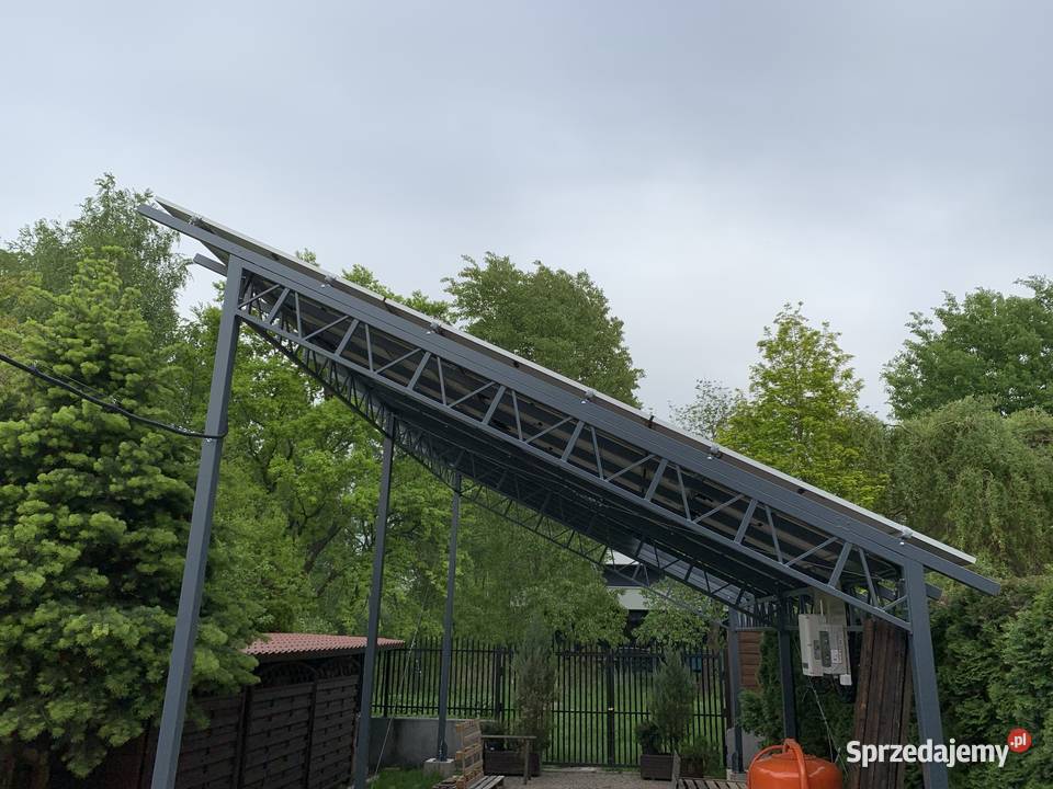 Konstrukcja pod panele fotowoltaiczne 6 x 6 m Rawa Mazowiecka