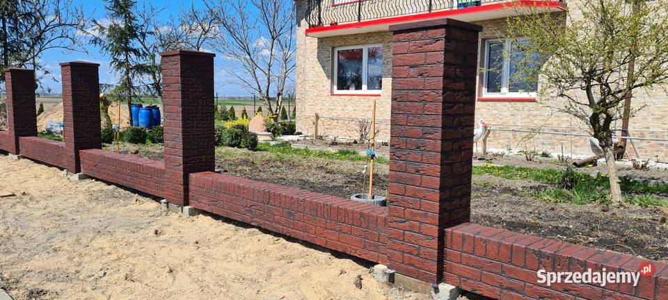 Ogrodzenia imitacja stara cegła kamień ala zachodniopomorskie