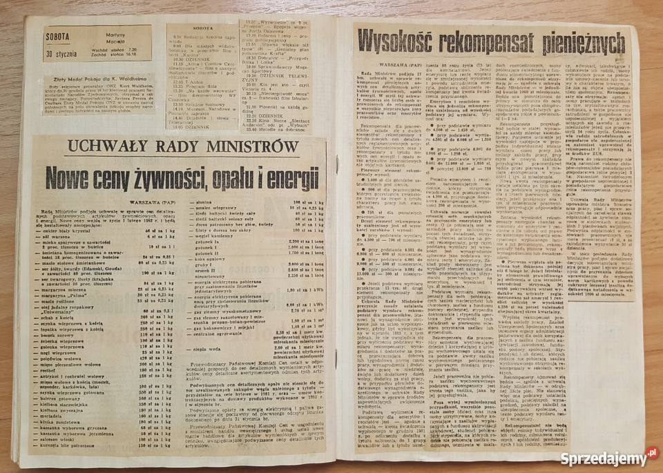 Stan wojenny wybrane informacje z gazet Katowice sprzedam