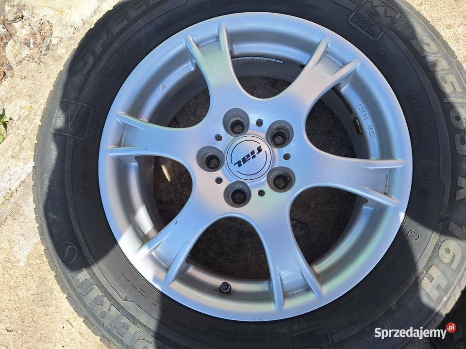 Alufelgi 5x1143 16 Rial ET45 Hyundai Kia Mazda Średnica 16" Choceń