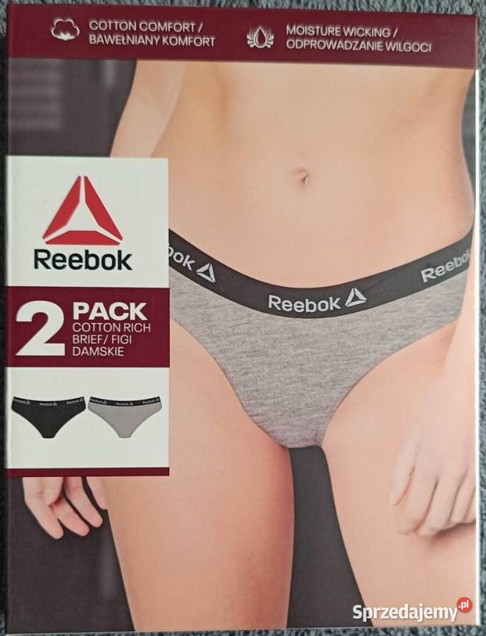 REEBOK figi damskie 2pak rozmiar M 40 kolor
