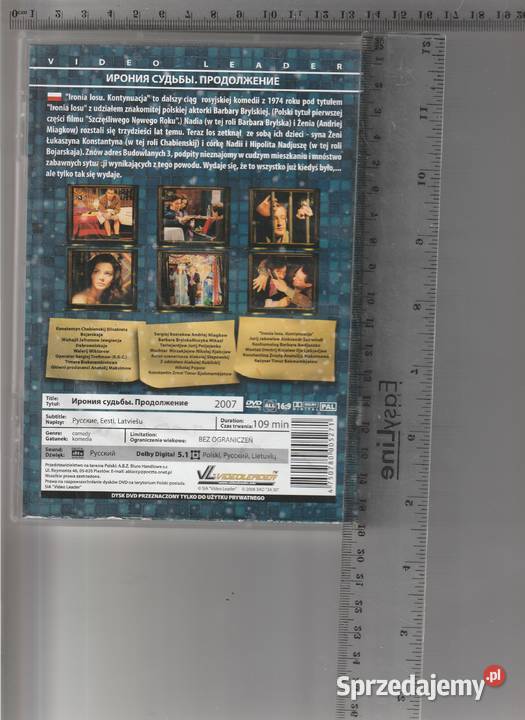 Ironia losu kontynuacja Barbara Brylska DVD Pruszków