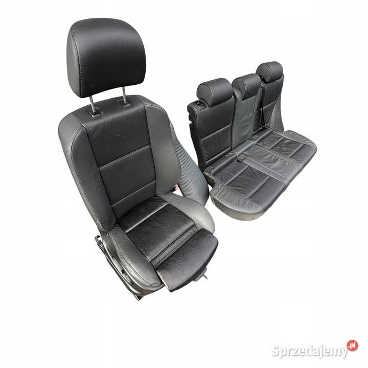 Wnętrze Kanapa Fotele Boczki Tapicerka Skóra BMW Barłogi